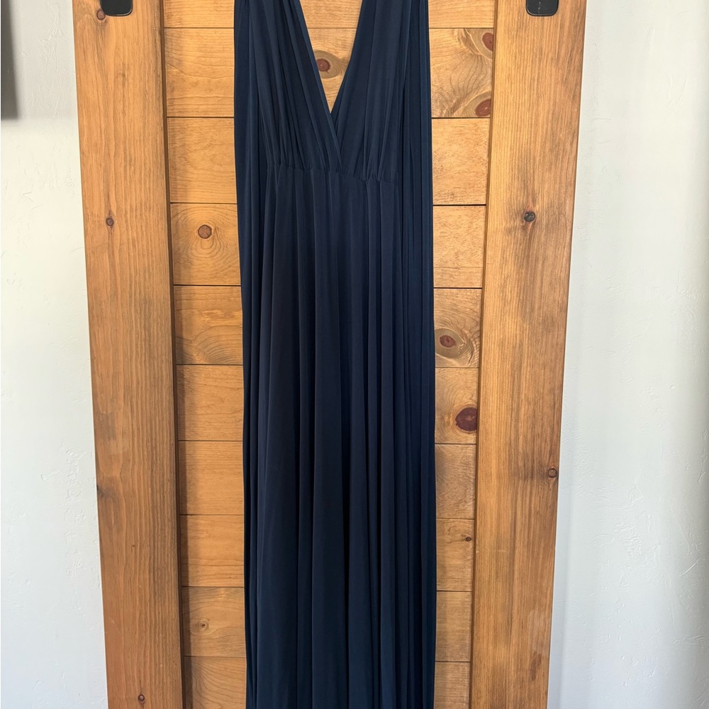 Elegant Navy Blue Maxi Multi Way Dress